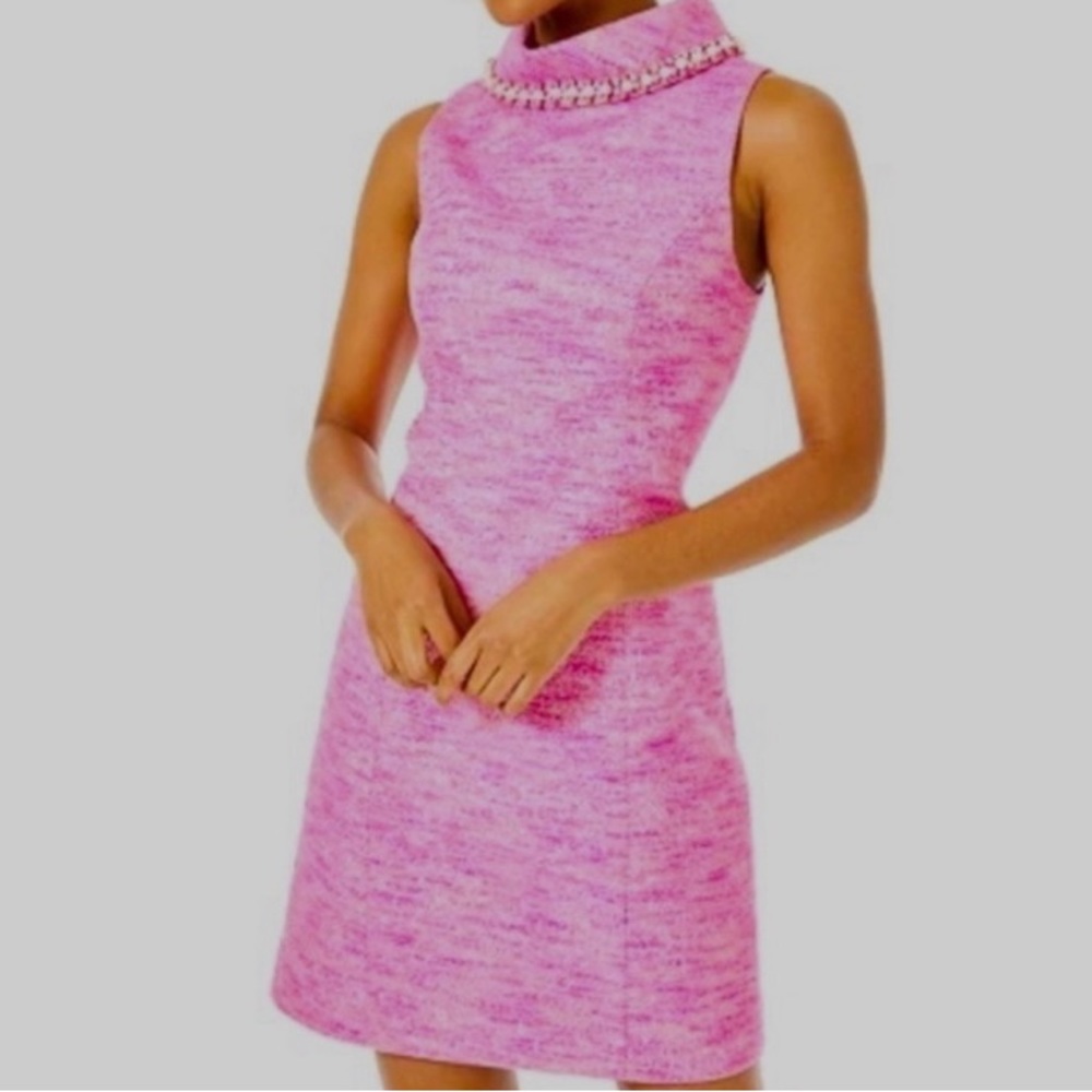 Lilly Pulitzer Size 16 NWT Portia Shift Pageant Interview Dress with Pearls